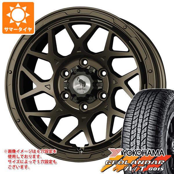 【タイヤ交換対象】デリカD:5用 サマータイヤ ヨコハマ ジオランダー A/T G015 P245/70R16 106T アウトラインホワイトレター スーパースター ロディオドライブ 8M モノ 7.0-16 タイヤホイール4本セット