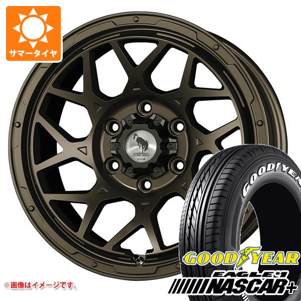 【タイヤ交換対象】ハイエース 200系用 2026年製 サマータイヤ グッドイヤー イーグル ＃1 ナスカープラス 215/65R16C 109/107R ホワイトレター スーパースター ロディオドライブ 8M モノ 6.5-16 タイヤホイール4本セット｜タイヤ１番 108,680円