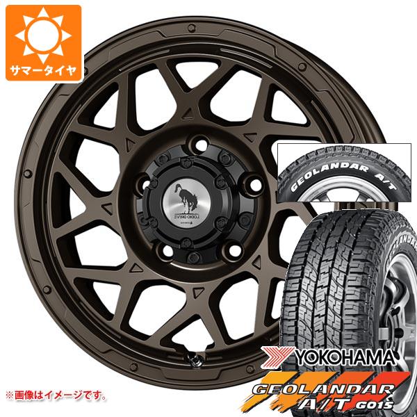 【タイヤ交換対象】5本セット ジムニーシエラ JB74W用 2026年製 サマータイヤ ヨコハマ ジオランダー A/T G015 185/85R16 105/103N LT ホワイトレター スーパースター ロディオドライブ 8M モノ 6.0-16 タイヤホイール5本セット｜タイヤ１番