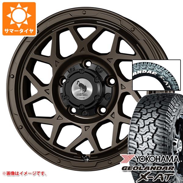 【タイヤ交換対象】5本セット スズキ ジムニーノマド JC74W用 サマータイヤ ヨコハマ ジオランダー X-AT G016 185/85R16 105/103N LT ホワイトレター スーパースター ロディオドライブ 8M モノ 6.0-16 タイヤホイール5本セット