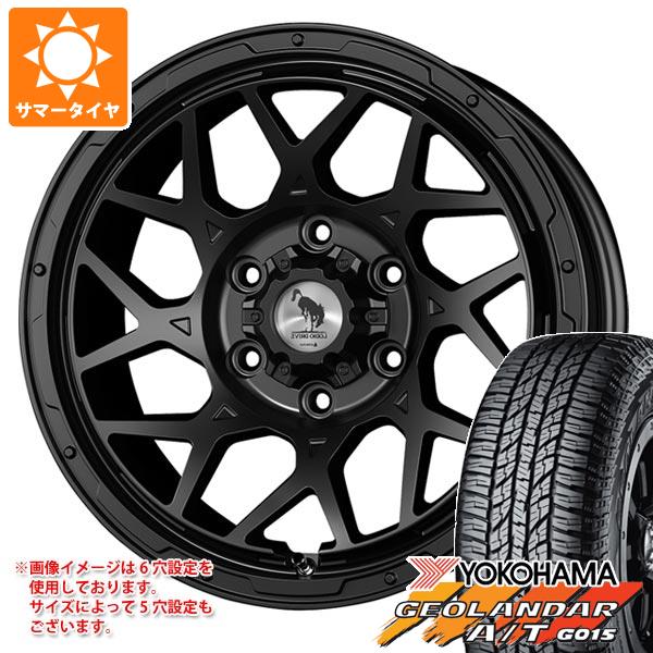 【タイヤ交換対象】デリカD:5用 サマータイヤ ヨコハマ ジオランダー A/T G015 P245/70R16 106T アウトラインホワイトレター スーパースター ロディオドライブ 8M モノ 7.0-16 タイヤホイール4本セット