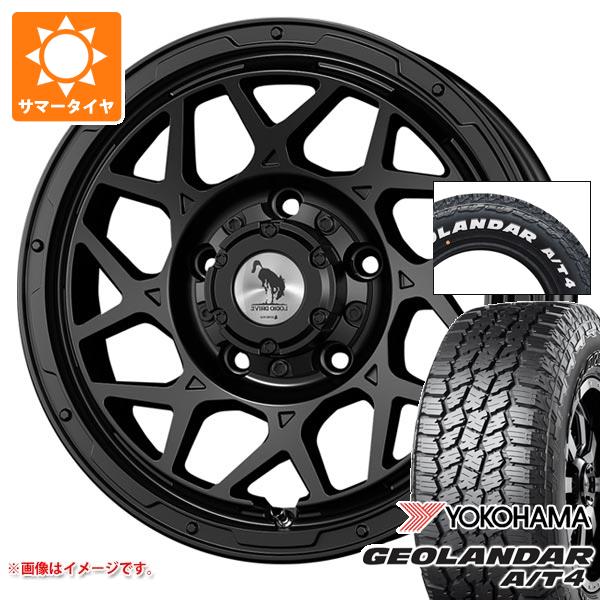 【タイヤ交換対象】5本セット スズキ ジムニー用 サマータイヤ ヨコハマ ジオランダー A/T4 G018 175/80R16 91S ホワイトレター G018A スーパースター ロディオドライブ 8M モノ 5.5-16 タイヤホイール5本セット