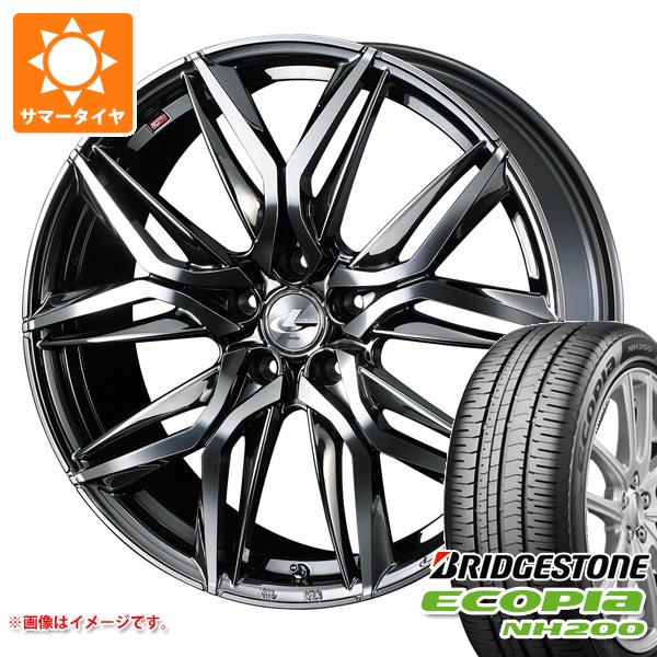 【タイヤ交換対象】サマータイヤ 215/55R17 94V ブリヂストン エコピア NH200 レオニス LM 7.0-17 タイヤホイール4本セット|タイヤ1番