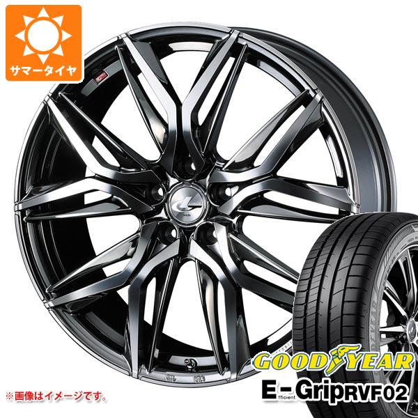 【タイヤ交換対象】サマータイヤ 245/40R20 99W XL グッドイヤー エフィシエントグリップ RVF02 レオニス LM 8.5-20 タイヤホイール4本セット