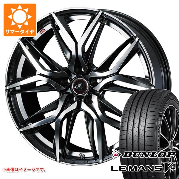 【タイヤ交換対象】サマータイヤ 195/65R15 91H ダンロップ ルマン5 LM5+ レオニス LM 6.0-15 タイヤホイール4本セット｜タイヤ１番