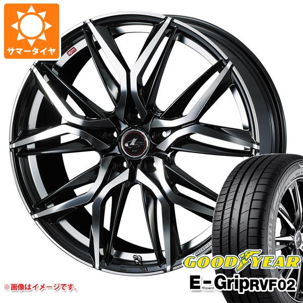 【タイヤ交換対象】サマータイヤ 245/40R20 99W XL グッドイヤー エフィシエントグリップ RVF02 レオニス LM 8.5-20 タイヤホイール4本セット