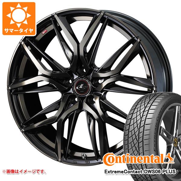 【タイヤ交換対象】サマータイヤ 245/40R20 99Y XL コンチネンタル エクストリームコンタクト DWS06 プラス レオニス LM 8.5-20 タイヤホイール4本セット