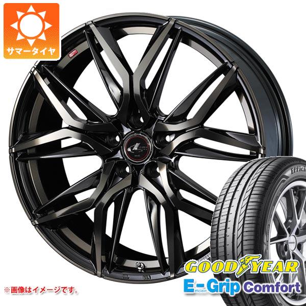 【タイヤ交換対象】サマータイヤ 245/40R19 98W XL グッドイヤー エフィシエントグリップコンフォート レオニス LM 8.0-19 タイヤホイール4本セット