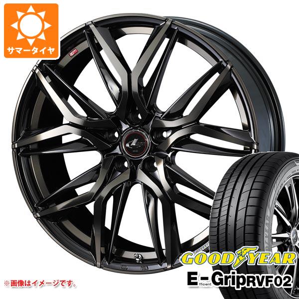 【タイヤ交換対象】サマータイヤ 225/45R18 95W XL グッドイヤー エフィシエントグリップ RVF02 レオニス LM 7.0-18 タイヤホイール4本セット｜タイヤ１番