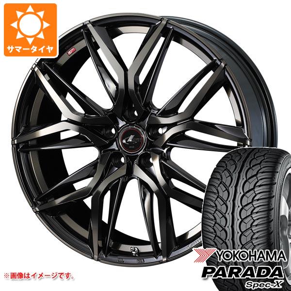 【タイヤ交換対象】サマータイヤ 255/40R20 101V REINF ヨコハマ パラダ スペック-X PA02 レオニス LM 8.5-20 タイヤホイール4本セット