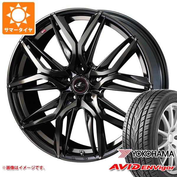 【タイヤ交換対象】サマータイヤ 225/45R19 96W XL ヨコハマ エービッド エンビガー S321 レオニス LM 8.0-19 タイヤホイール4本セット｜タイヤ１番