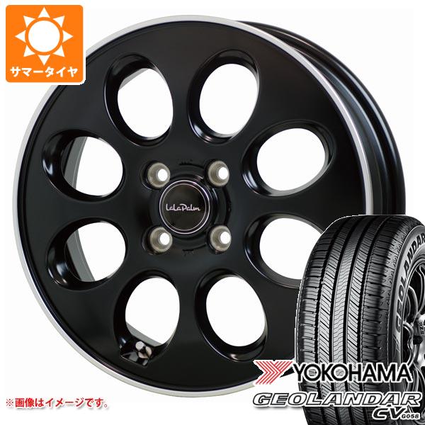 【タイヤ交換対象】2026年製 サマータイヤ 165/60R15 77H ヨコハマ ジオランダー CV G058 ララパーム オーバル 軽用 あげ軽 4.5-15 タイヤホイール4本セット｜タイヤ１番