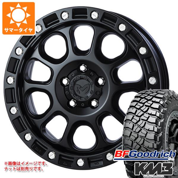 【タイヤ交換対象】5本セット ジープ ラングラー JK/JL系用 サマータイヤ BFグッドリッチ マッドテレーンT/A KM3 LT295/70R17 121/118Q MKW M204 タイヤホイール5本セット
