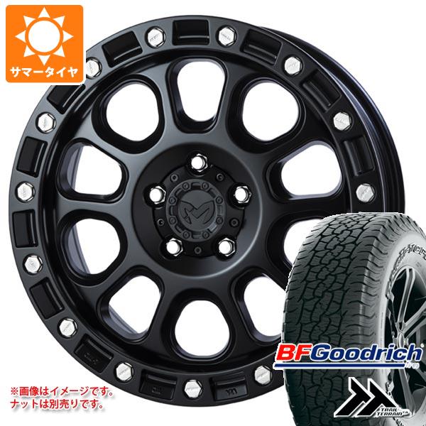 【タイヤ交換対象】サマータイヤ 225/60R17 99H BFグッドリッチ トレールテレーンT/A ブラックレター MKW M204 8.0-17 タイヤホイール4本セット