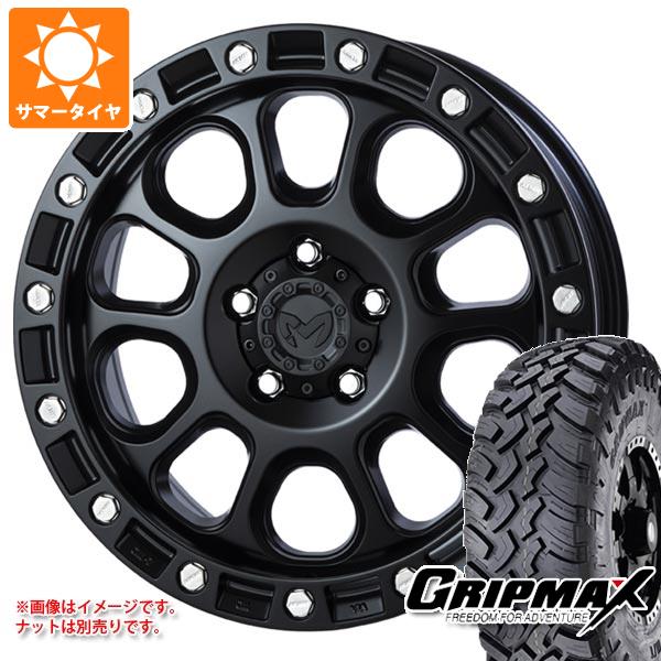 【タイヤ交換対象】サマータイヤ 235/70R16 106Q グリップマックス マッドレイジ M/T ホワイトレター MKW M204 7.0-16 タイヤホイール4本セット