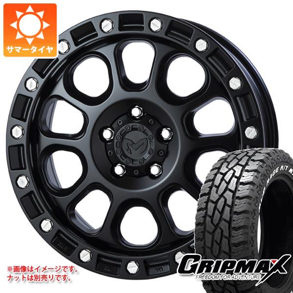 【タイヤ交換対象】ニッサン T31エクストレイル用 サマータイヤ グリップマックス マッドレイジ R/T MAX 215/65R16C 109/107Q ホワイトレター MKW M204 7.0-16 タイヤホイール4本セット 102,245円