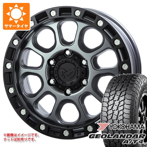 【タイヤ交換対象】トヨタ ハイラックスサーフ215系用 2026年製 サマータイヤ ヨコハマ ジオランダー A/T4 G018 265/65R17 112T ブラックレター MKW M204 8.0-17 タイヤホイール4本セット