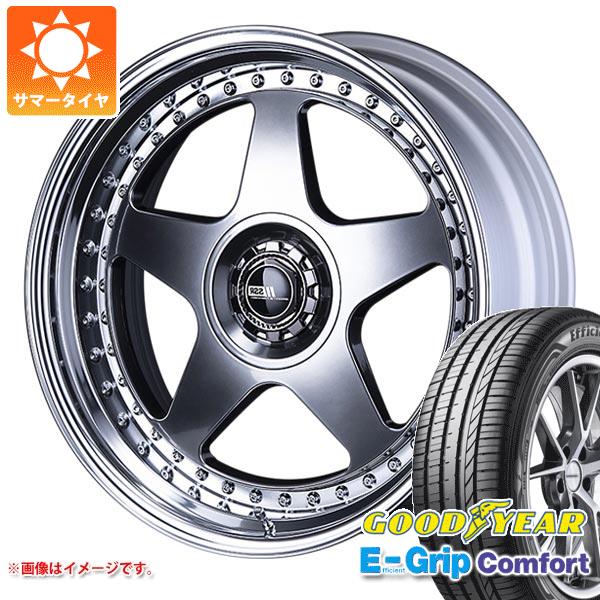 【タイヤ交換対象】サマータイヤ 225/40R19 93W XL グッドイヤー エフィシエントグリップコンフォート SSR プロフェッサー SP6 アンダー 8.0-19 タイヤホイール4本セット