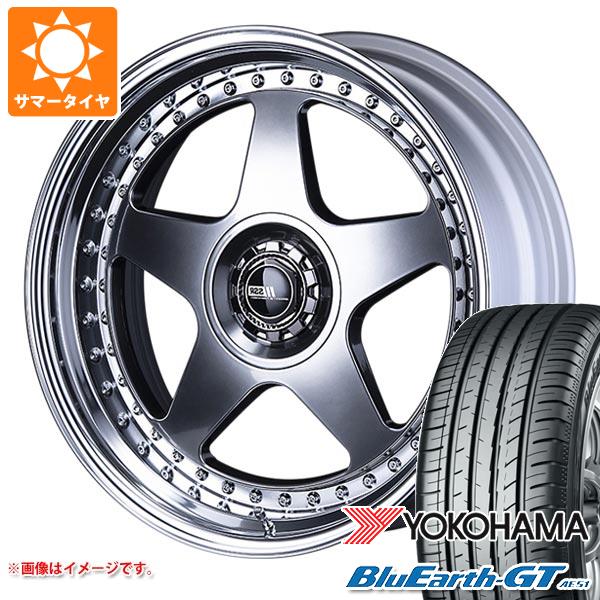 【タイヤ交換対象】サマータイヤ 225/45R19 96W XL ヨコハマ ブルーアースGT AE51 SSR プロフェッサー SP6 アンダー 8.0-19 タイヤホイール4本セット