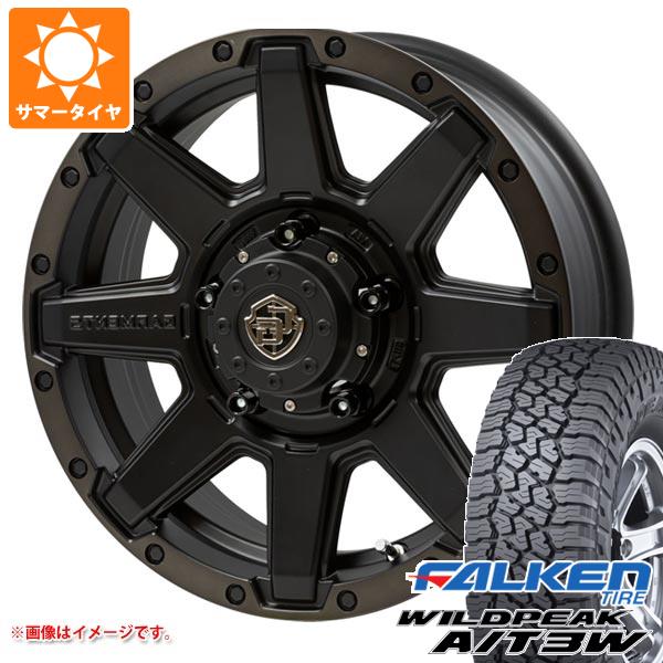 【タイヤ交換対象】5本セット ジムニーシエラ JB74W用 サマータイヤ ファルケン ワイルドピーク A/T3W 235/70R16 109T XL クロスオーバーガーメンツ スタイルU 6.0-16 タイヤホイール5本セット|タイヤ1番