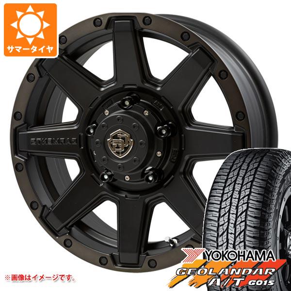【タイヤ交換対象】ジムニー JB64W用 サマータイヤ ヨコハマ ジオランダー A/T G015 LT225/75R16 115/112R アウトラインホワイトレター クロスオーバーガーメンツ スタイルU 5.5-16 タイヤホイール4本セット