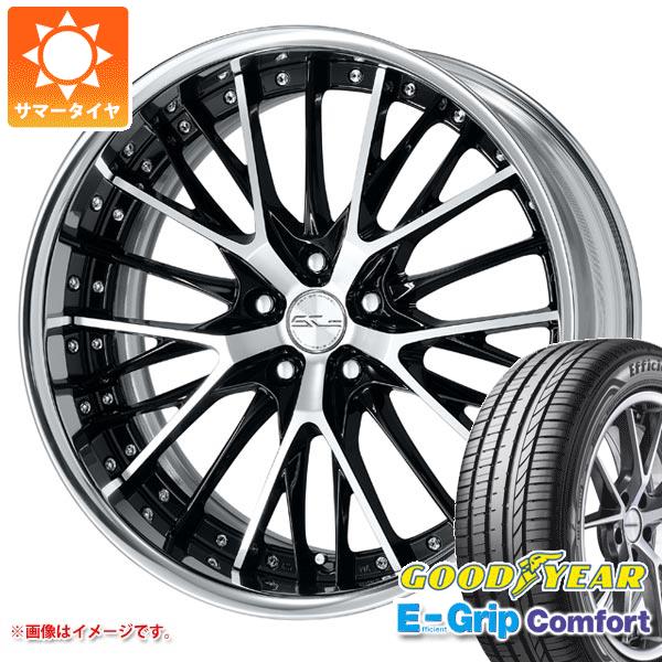 【タイヤ交換対象】サマータイヤ 225/40R19 93W XL グッドイヤー エフィシエントグリップコンフォート ワーク シュヴァート SG2 8.0-19 タイヤホイール4本セット