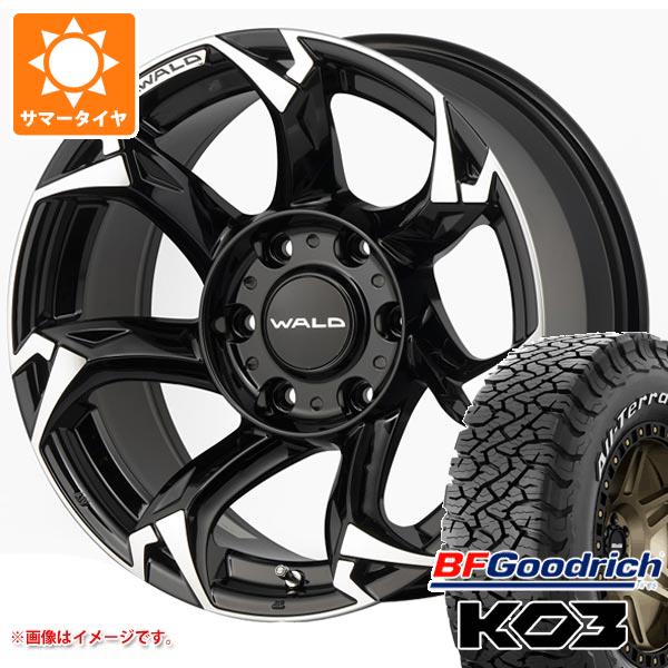 【タイヤ交換対象】サマータイヤ 265/65R17 116/113S BFグッドリッチ オールテレーンT/A KO3 ホワイトレター ヴァルド ボルサリノ SUV 8.0-17 タイヤホイール4本セット