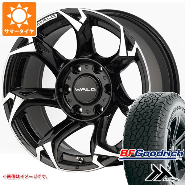 【タイヤ交換対象】ランドクルーザー プラド 150系用 サマータイヤ BFグッドリッチ トレールテレーンT/A 265/65R17 112T アウトラインホワイトレター ヴァルド ボルサリノ SUV 8.0-17 タイヤホイール4本セット｜タイヤ１番