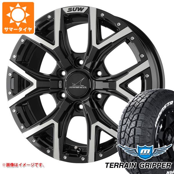 【タイヤ交換対象】ハイラックス 120系用 サマータイヤ モンスタ テレーングリッパー 265/65R17 116T XL ホワイトレター クライメイト フォルテ 8.0-17 タイヤホイール4本セット｜タイヤ１番
