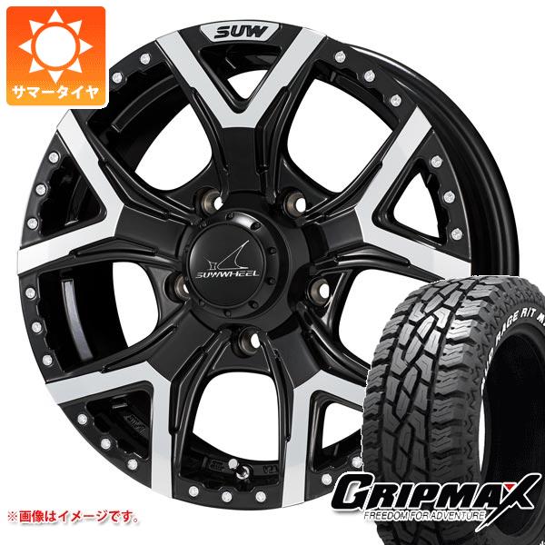 【タイヤ交換対象】ジムニー用 サマータイヤ グリップマックス マッドレイジ R/T MAX 175/80R16 91S ホワイトレター クライメイト フォルテ 5.5-16 タイヤホイール4本セット 93,060円