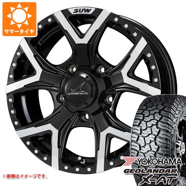 【タイヤ交換対象】ジムニー JB64W用 サマータイヤ ヨコハマ ジオランダー X-AT G016 LT225/75R16 103/100Q アウトラインホワイトレター クライメイト フォルテ 5.5-16 タイヤホイール4本セット