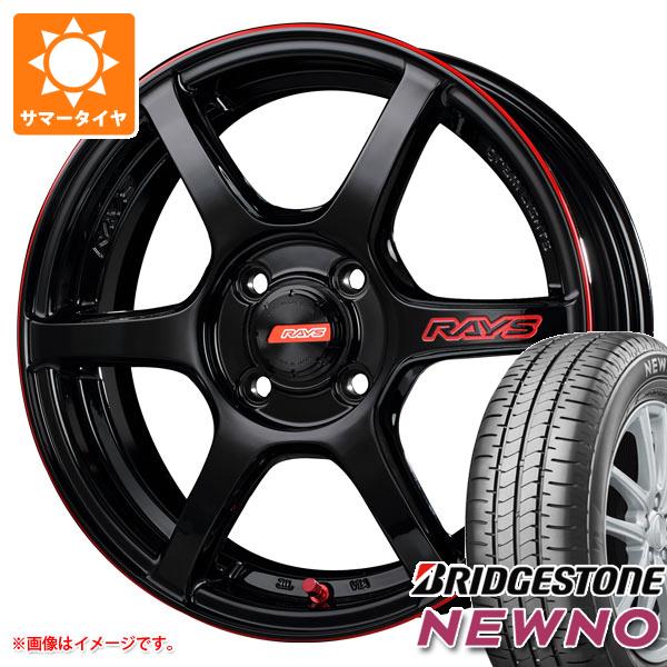 【タイヤ交換対象】サマータイヤ 165/60R15 77H ブリヂストン ニューノ レイズ グラムライツ 57C6 タイムアタックエディション 5.0-15 タイヤホイール4本セット|タイヤ1番
