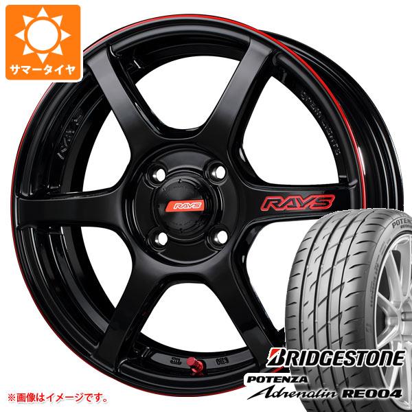 【タイヤ交換対象】サマータイヤ 165/45R16 74V XL ブリヂストン ポテンザ アドレナリン RE004 レイズ グラムライツ 57C6 タイムアタックエディション 5.5-16 タイヤホイール4本セット