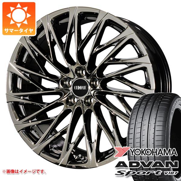 【タイヤ交換対象】40系アルファード用 サマータイヤ ヨコハマ アドバンスポーツV107 245/40R21 100Y XL クライメイト 鳳凰 ホウオウ 9.0-21 タイヤホイール4本セット 222,100円