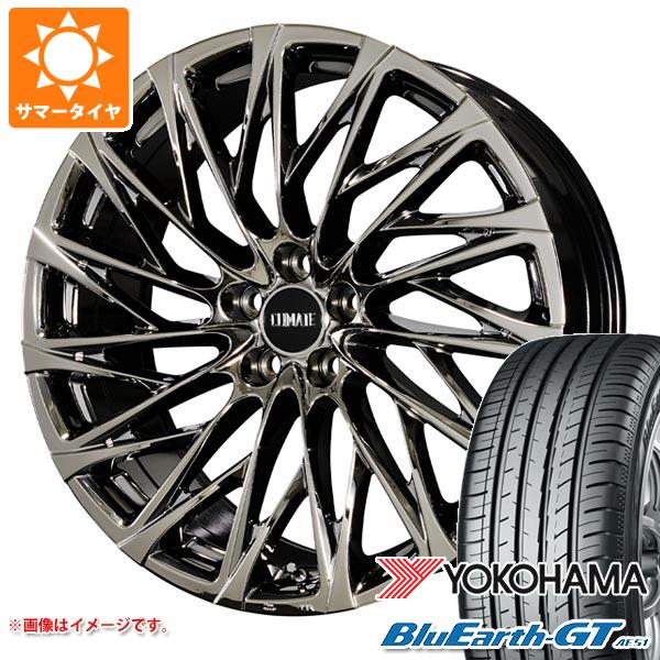 【タイヤ交換対象】サマータイヤ 225/40R19 93W XL ヨコハマ ブルーアースGT AE51 クライメイト 鳳凰 ホウオウ 80系 ノア/ヴォクシー用 7.5-19 タイヤホイール4本セット