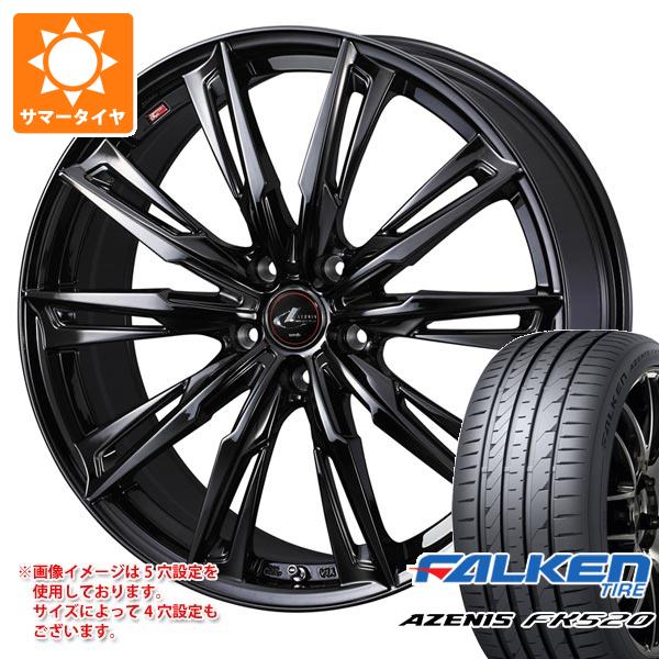 【タイヤ交換対象】サマータイヤ 235/35R19 91Y XL ファルケン アゼニス FK520L レオニス GX 8.0-19 タイヤホイール4本セット|タイヤ1番