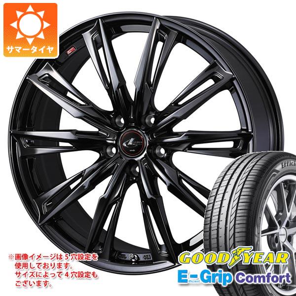 【タイヤ交換対象】サマータイヤ 245/35R20 95W XL グッドイヤー エフィシエントグリップコンフォート レオニス GX 8.5-20 タイヤホイール4本セット