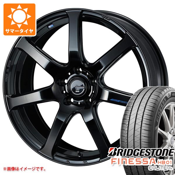 【タイヤ交換対象】2026年製 サマータイヤ 185/55R16 83V ブリヂストン フィネッサ HB01 レオニス ナヴィア 07 6.0-16 タイヤホイール4本セット