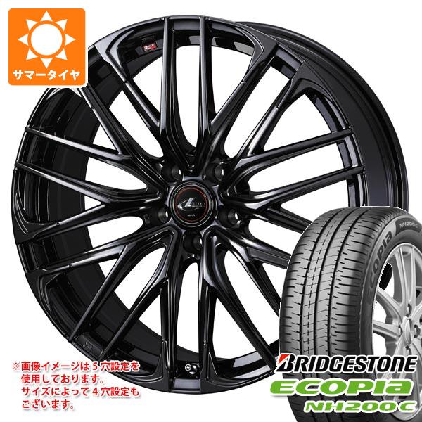 【タイヤ交換対象】2026年製 サマータイヤ 165/55R15 75V ブリヂストン エコピア NH200C レオニス SK 4.5-15 タイヤホイール4本セット