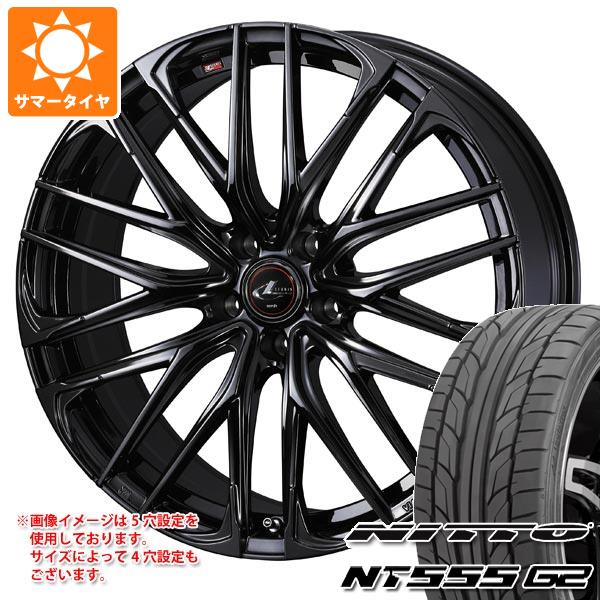 【タイヤ交換対象】サマータイヤ 235/50R18 101Y XL ニットー NT555 G2 レオニス SK 8.0-18 タイヤホイール4本セット