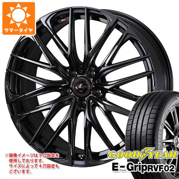 【タイヤ交換対象】サマータイヤ 245/40R20 99W XL グッドイヤー エフィシエントグリップ RVF02 レオニス SK 8.5-20 タイヤホイール4本セット