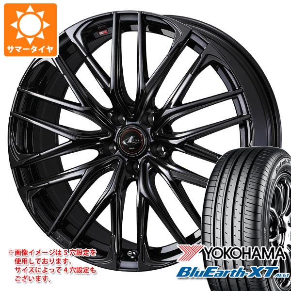 【タイヤ交換対象】サマータイヤ 225/50R18 95V ヨコハマ ブルーアースXT AE61 レオニス SK 8.0-18 タイヤホイール4本セット