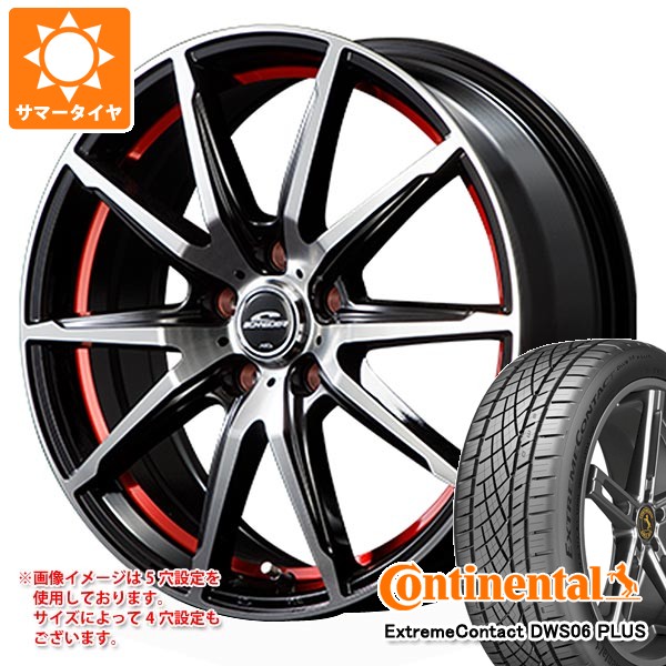 【タイヤ交換対象】サマータイヤ 215/40R18 89Y XL コンチネンタル エクストリームコンタクト DWS06 プラス MID ホイールズ RX02 7.0-18 タイヤホイール4本セット｜タイヤ１番 99,990円