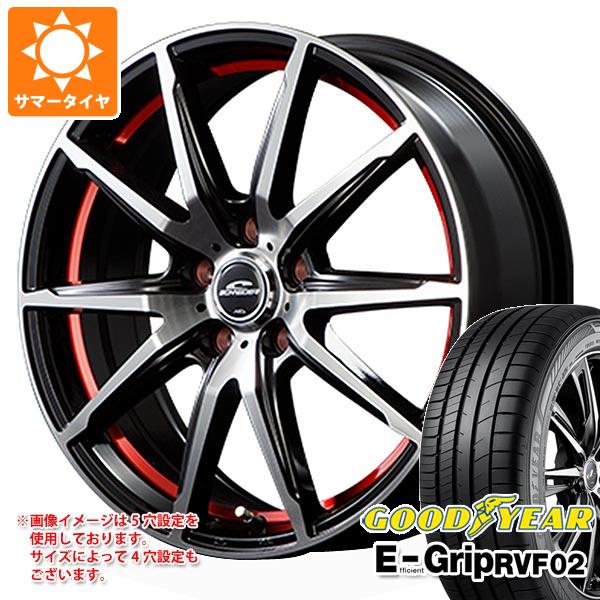 【タイヤ交換対象】サマータイヤ 165/65R14 79H グッドイヤー エフィシエントグリップ RVF02 MID ホイールズ RX02 5.5-14 タイヤホイール4本セット