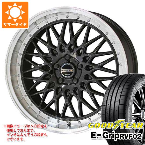【タイヤ交換対象】サマータイヤ 185/65R15 88H グッドイヤー エフィシエントグリップ RVF02 シュタイナー FTX 5.5-15 タイヤホイール4本セット