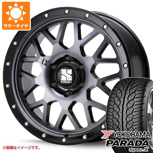 【タイヤ交換対象】ランドクルーザー300用 サマータイヤ ヨコハマ パラダ スペック-X PA02 275/55R20 117V REINF MLJ エクストリームJ XJ04 8.5-20 タイヤホイール4本セット 264,000円