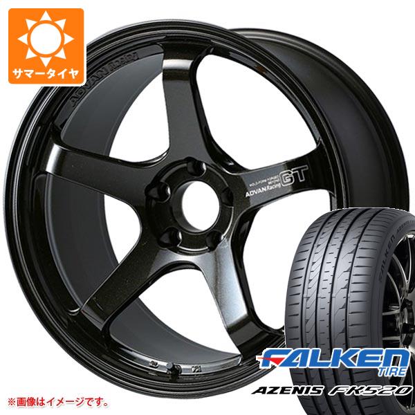【タイヤ交換対象】サマータイヤ 225/55R19 99W ファルケン アゼニス FK520L アドバンレーシング GT ビヨンド 8.5-19 タイヤホイール4本セット