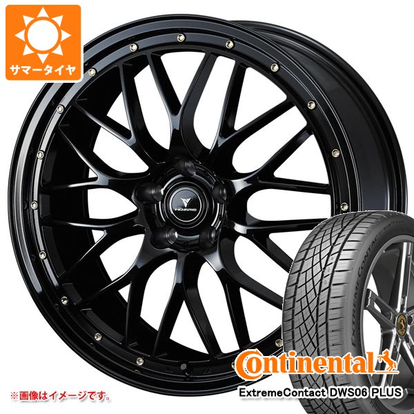 【タイヤ交換対象】サマータイヤ 245/45R19 98Y コンチネンタル エクストリームコンタクト DWS06 プラス ノヴァリス アセット M1 8.0-19 タイヤホイール4本セット｜タイヤ１番