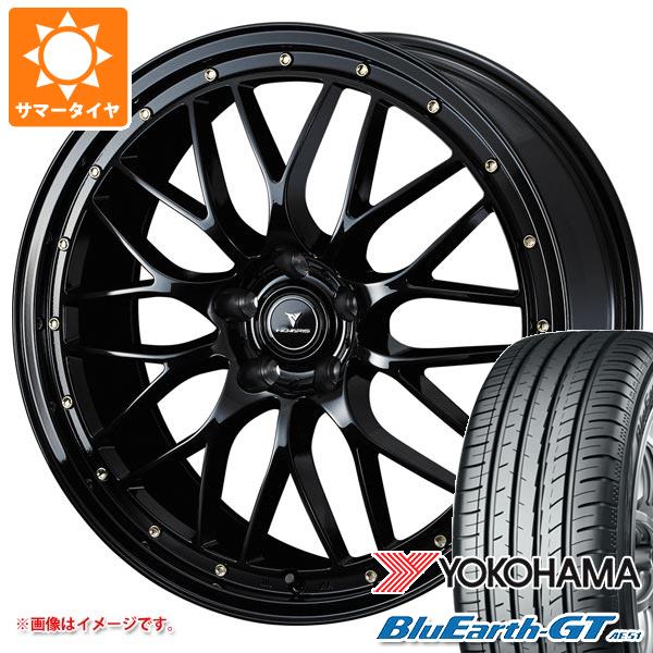 【タイヤ交換対象】サマータイヤ 225/45R19 96W XL ヨコハマ ブルーアースGT AE51 ノヴァリス アセット M1 8.0-19 タイヤホイール4本セット