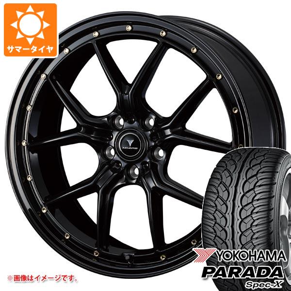 【タイヤ交換対象】サマータイヤ 235/60R18 103V ヨコハマ パラダ スペック-X PA02 ノヴァリス アセット S1 8.0-18 タイヤホイール4本セット